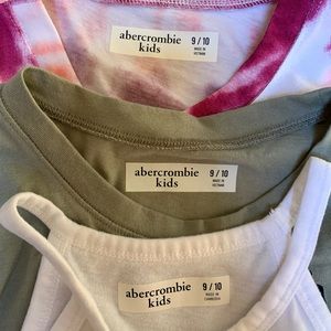 Abercrombie Kids Bundle of T-Shirts and Tanktops